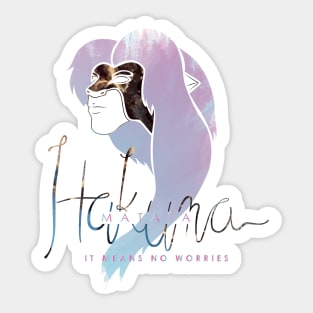 Hakuna Matata Sticker